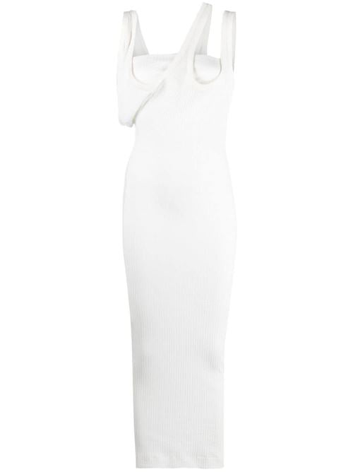 RIBBED JERSEY MIDI DRESS - RUNWAY