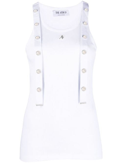 RIBBED COTTON TANK TOP