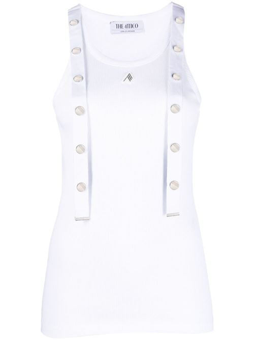 RIBBED COTTON TANK TOP