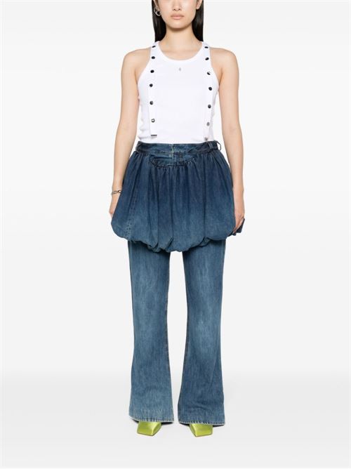 RIBBED COTTON TANK TOP