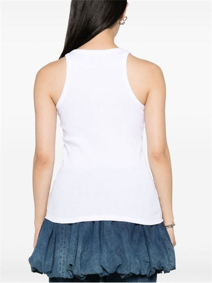 RIBBED COTTON TANK TOP