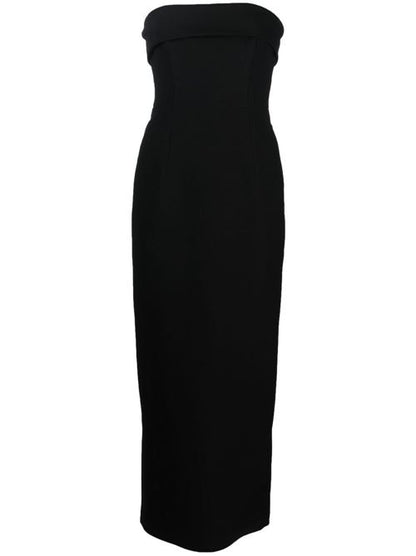 STRAPLESS EVENING GOWN LONG DRESS