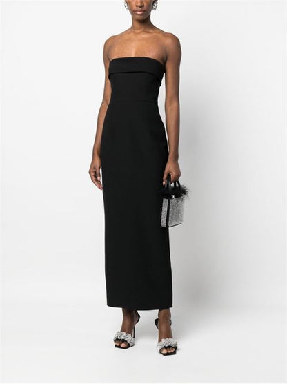 STRAPLESS EVENING GOWN LONG DRESS