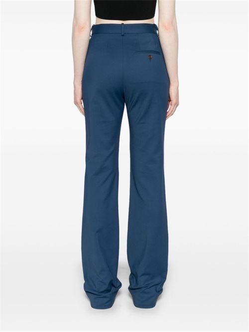 HIGH-WAISTED FLARED TROUSERS