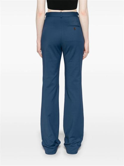 HIGH-WAISTED FLARED TROUSERS