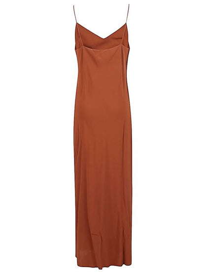 GEORGETTE LONG SLIP DRESS