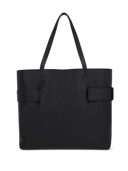 T-BAR LEATHER TOTE BAG