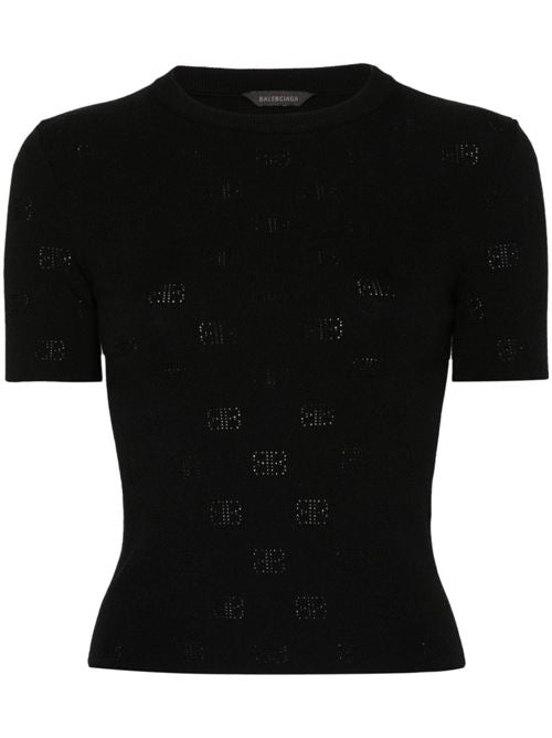 OPEN-KNIT WOOL TOP