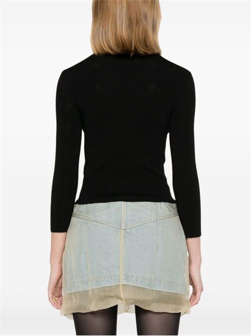 OPEN-KNIT WOOL TOP