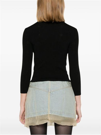 OPEN-KNIT WOOL TOP