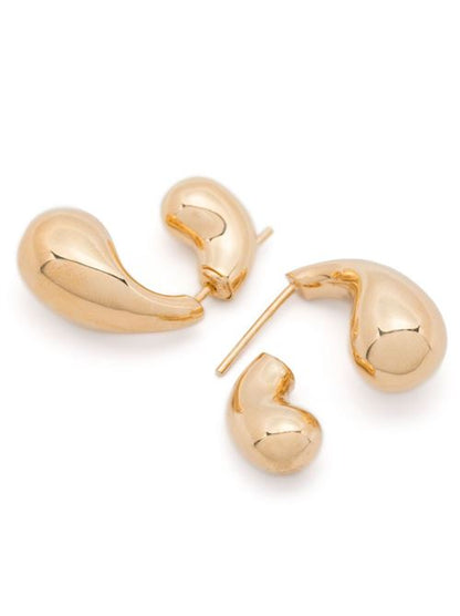 TEARDROP SILVER EARRINGS