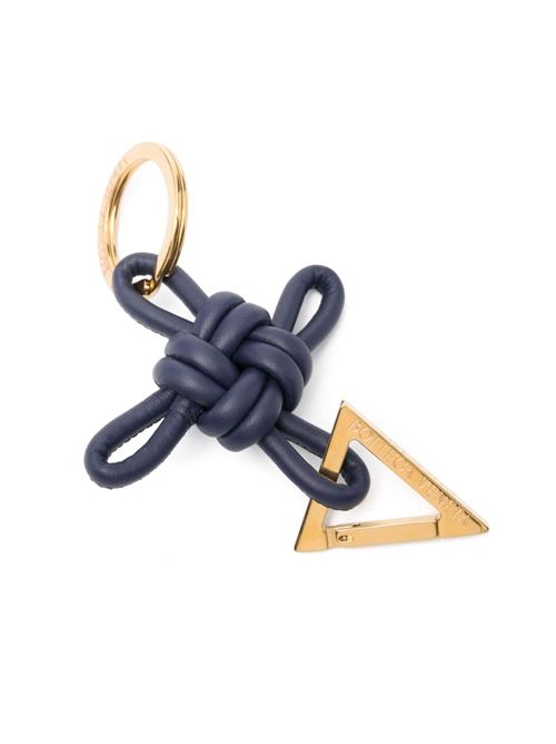 TRIANGLE LEATHER KEYRING
