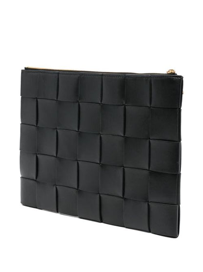 CASSETTE MEDIUM LEATHER POUCH