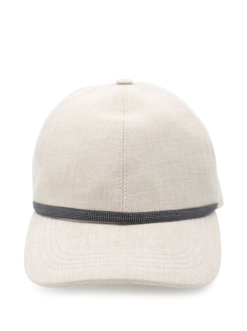 LINEN BASEBALL CAP