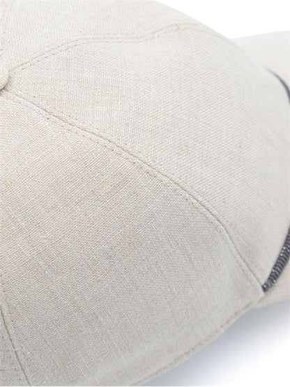 LINEN BASEBALL CAP