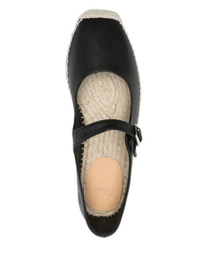 PEPA LEATHER ESPADRILLES