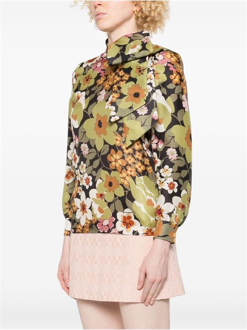 PRINTED SILK SHIRT