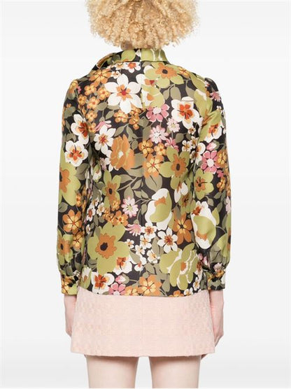 PRINTED SILK SHIRT