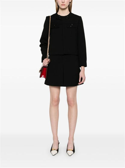 WOOL MINI SKIRT