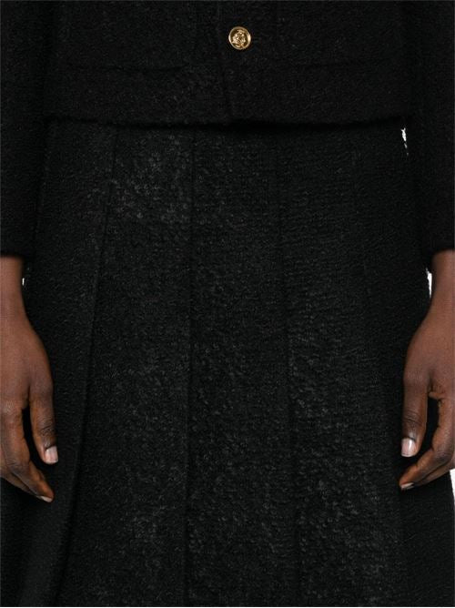 WOOL PLEATED SKIRT