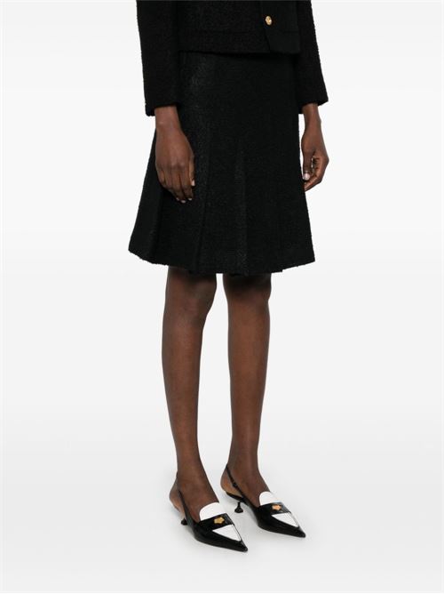 WOOL PLEATED SKIRT