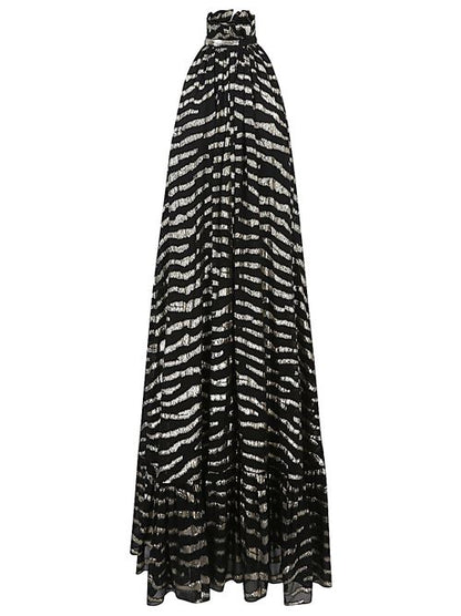 PRINTED SILK SHORT DRESS