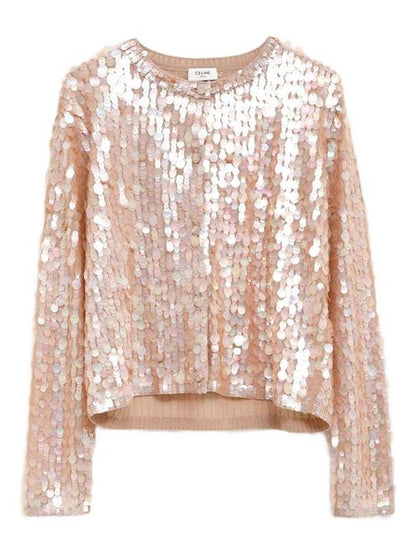 EMBROIDERED SILK CARDIGAN