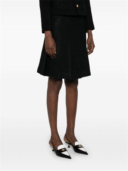 WOOL PLEATED SKIRT