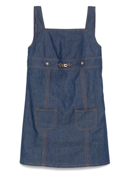 DENIM SHORT DRESS