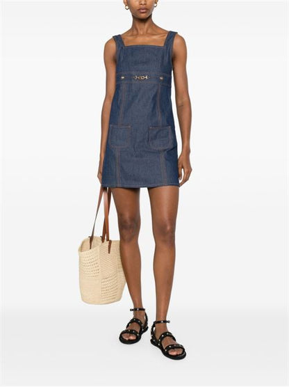 DENIM SHORT DRESS