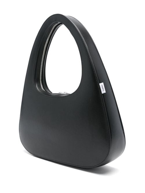 SWIPE BAGUETTE LEATHER SHOULDER BAG