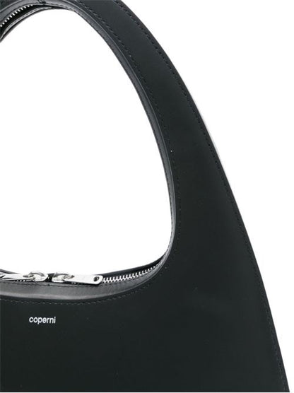SWIPE BAGUETTE LEATHER SHOULDER BAG