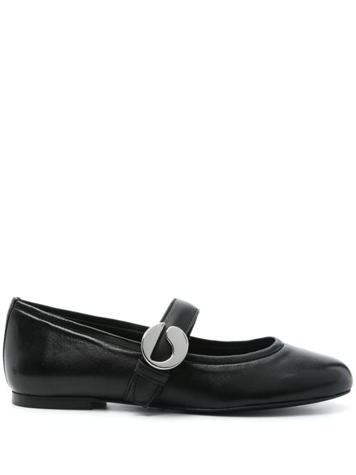 LEATHER BALLET FLATS