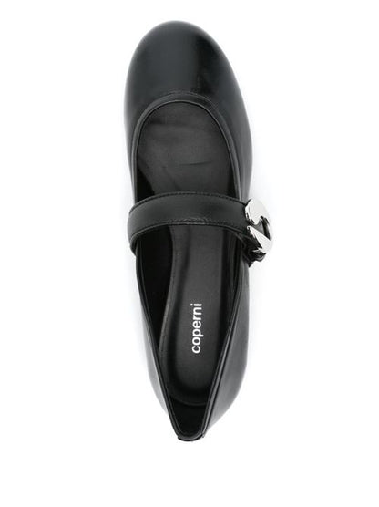 LEATHER BALLET FLATS