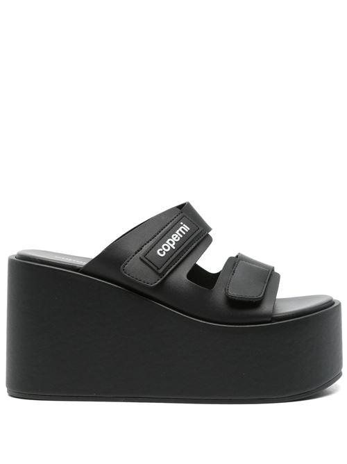 WEDGE DOUBLE-STRAP SANDALS
