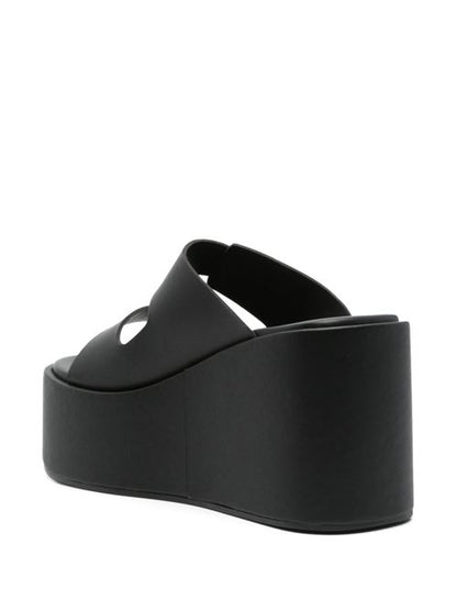WEDGE DOUBLE-STRAP SANDALS