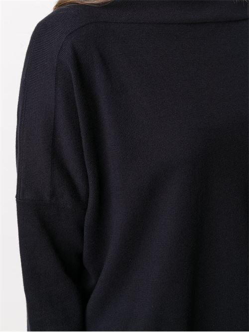 COTTON BOAT-NECK SWEATER