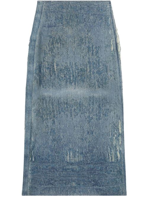 DENIM MIDI SKIRT