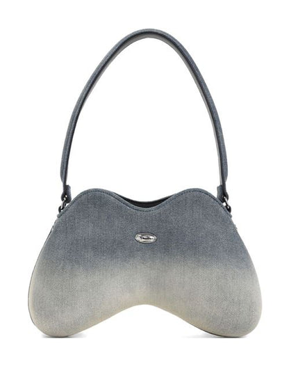 DOUBLE-D DENIM SHOULDER BAG