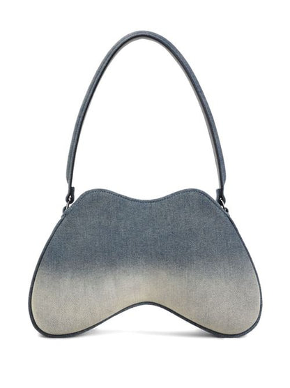 DOUBLE-D DENIM SHOULDER BAG