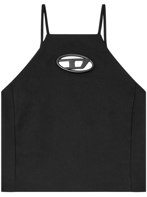 OVAL-D WOOL BLEND TOP