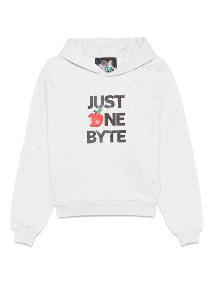 JUST ONE BYTE COTTON HOODIE