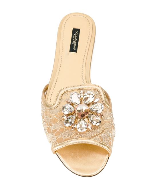 RAINBOW FLAT LACE SANDALS