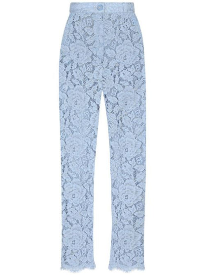 CORDONETTO LACE TROUSERS