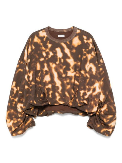 HANNET PRINTED COTTON SWEATSHIRT
