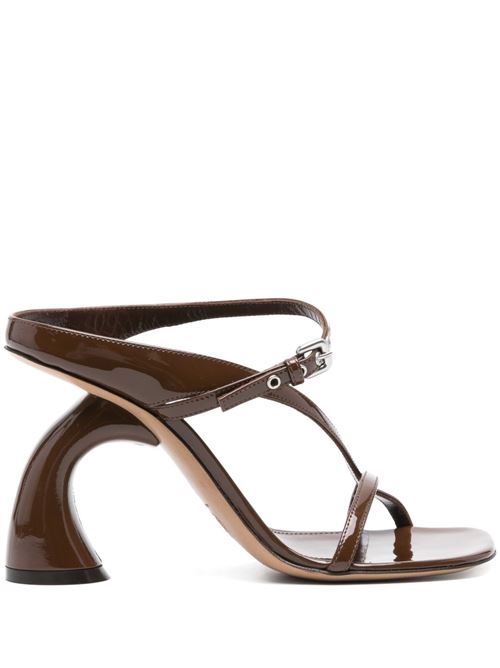 ASYMMETRIC HEEL SANDALS