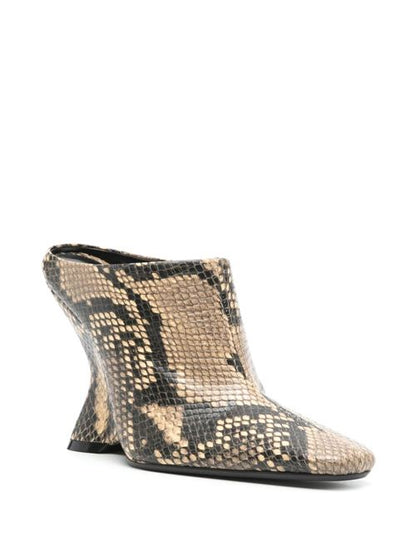 LEATHER ASYMMETRIC BOOTS
