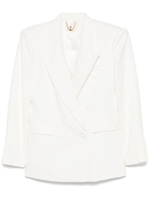 LINEN BLEND DOUBLE-BREASTED JACKET