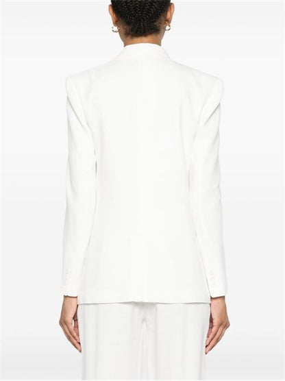 LINEN BLEND DOUBLE-BREASTED JACKET
