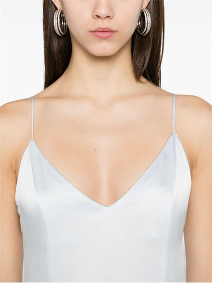 SATIN MIDI SLIPDRESS